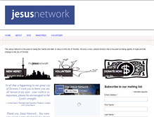 Tablet Screenshot of jesusnetwork.ca